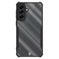 Samsung Galaxy A57 Tactical Quantum Stealth-deksel med forsterkede hjørner - klar / svart
