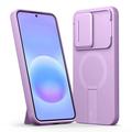 Samsung Galaxy A57 Tech-Protect Kevlar Aura-deksel - MagSafe-kompatibel - Fiolett