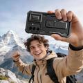 Samsung Galaxy A57 Tech-Protect Kevlar Cam+ 2-sett deksel - skjermbeskytter, kamerabeskytter, støtteben - svart