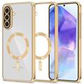 Samsung Galaxy A57 Tech-Protect MagFlex-deksel - MagSafe-kompatibelt - Klar / Gull