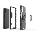 Samsung Galaxy A71 Hybrid-deksel med Ringholder - Svart