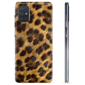 Samsung Galaxy A71 TPU-deksel - Leopard