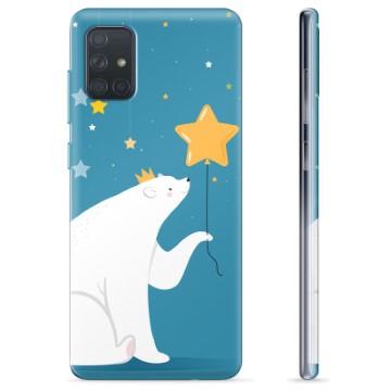 Samsung Galaxy A71 TPU-deksel - Isbjørn