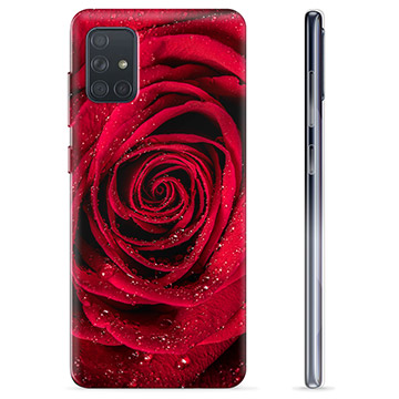 Samsung Galaxy A71 TPU-deksel - Rose