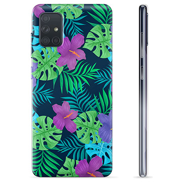 Samsung Galaxy A71 TPU-deksel - Tropiske Blomster