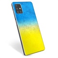 Samsung Galaxy A71 TPU-deksel Ukrainsk flagg - Tofarget