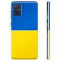 Samsung Galaxy A71 TPU-deksel Ukrainsk flagg - Gul og lyseblå