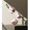 Samsung Galaxy Buds 4/4 Pro Ringke silikonetui - støtsikker beskyttelse - Rosa sand