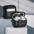 Samsung Galaxy Buds3/Buds3 Pro/Buds3 FE Tech-Protect Slim Hook-etui - svart