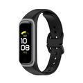 Samsung Galaxy Fit2 Soft Silikon Strap - Svart / Grå