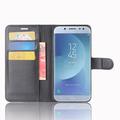 Samsung Galaxy J3 (2017) Lommebok-deksel med Magnetisk Lukning - Svart