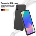 Samsung Galaxy M06/F06 5G Flytende silikon-deksel med håndstropp - svart