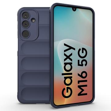 Samsung Galaxy M16/F16 Rugged TPU-deksel - Mørkeblå