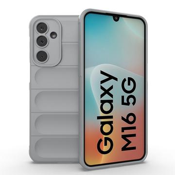 Samsung Galaxy M16/F16 Rugged TPU-deksel - Lysegrå