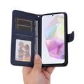 Samsung Galaxy M35 Lommebok-deksel med Magnetisk Lukning - Blå
