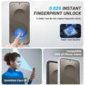 Samsung Galaxy M47 Full Cover Beskyttelsesglass - 9H - svart kant