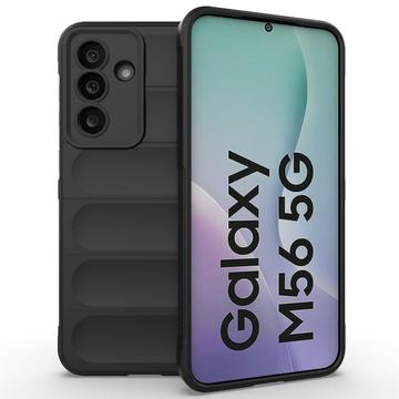 Samsung Galaxy M56 Rugged TPU-deksel - Svart