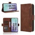 Samsung Galaxy M56 Kortholder Lommebokveske - brun