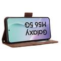 Samsung Galaxy M56 Kortholder Lommebokveske - brun