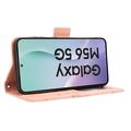Samsung Galaxy M56 Kortholder Lommebokveske - Rosa