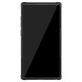 Samsung Galaxy Note10 Anti-Slip Hybrid-deksel med Stativ