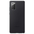 Samsung Galaxy Note20 Lær Deksel EF-VN980LBEGEU - Svart