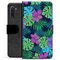 Samsung Galaxy Note10+ Premium Lommebok-deksel - Tropiske Blomster