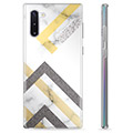 Samsung Galaxy Note10 TPU-deksel - Abstrakt Marmor
