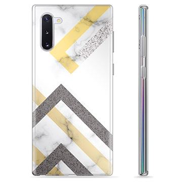 Samsung Galaxy Note10 TPU-deksel - Abstrakt Marmor