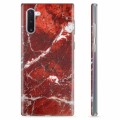 Samsung Galaxy Note10 TPU-deksel - Rød Marmor