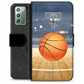 Samsung Galaxy Note20 Premium Lommebok-deksel - Basketball