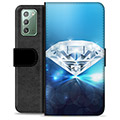 Samsung Galaxy Note20 Premium Lommebok-deksel - Diamant