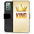 Samsung Galaxy Note20 Premium Lommebok-deksel - Konge