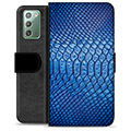 Samsung Galaxy Note20 Premium Lommebok-deksel - Lær