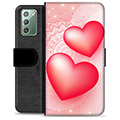 Samsung Galaxy Note20 Premium Lommebok-deksel - Love