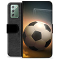 Samsung Galaxy Note20 Premium Lommebok-deksel - Fotball