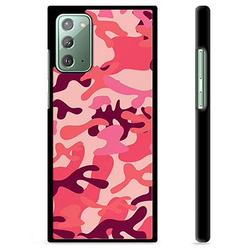 Samsung Galaxy Note20 Beskyttelsesdeksel - Rosa Kamuflasje