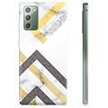 Samsung Galaxy Note20 TPU-deksel - Abstrakt Marmor