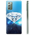 Samsung Galaxy Note20 TPU-deksel - Diamant