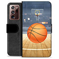 Samsung Galaxy Note20 Ultra Premium Lommebok-deksel - Basketball