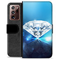 Samsung Galaxy Note20 Ultra Premium Lommebok-deksel - Diamant