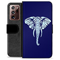 Samsung Galaxy Note20 Ultra Premium Lommebok-deksel - Elefant