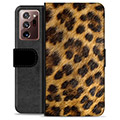 Samsung Galaxy Note20 Ultra Premium Lommebok-deksel - Leopard
