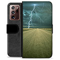 Samsung Galaxy Note20 Ultra Premium Lommebok-deksel - Storm