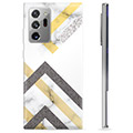 Samsung Galaxy Note20 Ultra TPU-deksel - Abstrakt Marmor