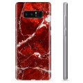 Samsung Galaxy Note8 TPU-deksel - Rød Marmor