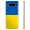 Samsung Galaxy Note8 TPU-deksel Ukrainsk flagg - Gul og lyseblå