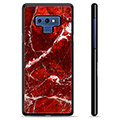 Samsung Galaxy Note9 Beskyttelsesdeksel - Rød Marmor