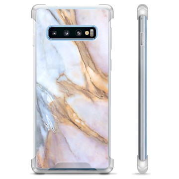 Samsung Galaxy S10 Hybrid-deksel - Elegant Marmor