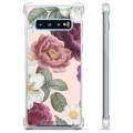 Samsung Galaxy S10 Hybrid-deksel - Romantiske Blomster